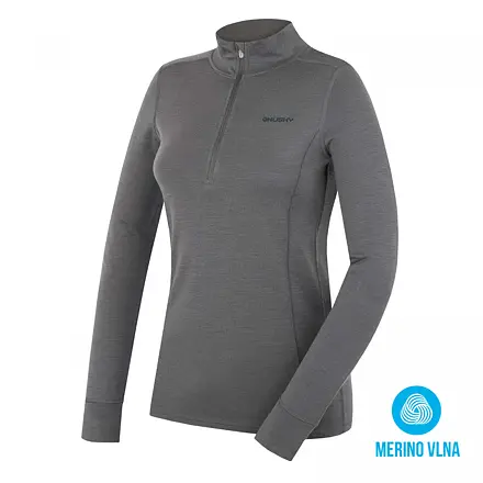 Dámská Merino mikina Husky Aron Zip L velikost L.