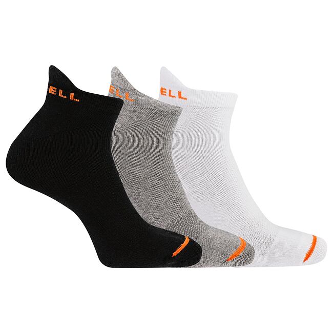 Unisex ponožky Merrell MEA33566T3B2 BASO1 CUSHIONED COTTON LOW CUT TAB (3 packs)