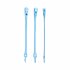 Elastické tkaničky Hickies Blue - modrá 14ks